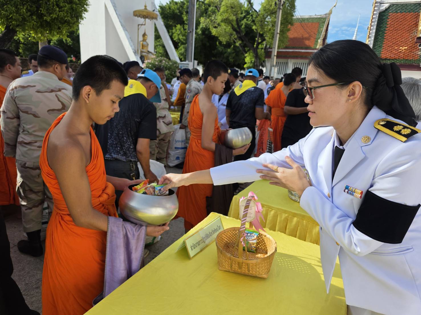 title - ส.ป.ก.พิษณุโลก ร่วมพิธีเจริญพระพุทธมนต์และทำบุญตักบาตรถวายพระกุศล เนื่องในโอกาสฉลองพระชนมายุ 99 พรรษา สมเด็จพระสังฆราช